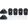 10182F 1964-66 Mustang; Rocker Molding Installation Clip Set; Per Side - image 1