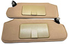 10326252 Sun Visor Set for 1993-2002 Chevrolet Camaro, Pontiac Firebird [Mirrors, Tan, Left/Driver Side & Right/Passenger Side]
