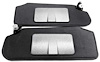 10326256 1993-2002 Camaro, Firebird, Sun Visor Set, w/ Mirrors, Ebony Black, RH & LH, Pair
