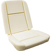 103W Bucket Seat Foam; 1965-66 Ford Mustang; For Pony Interior; With Molded-In Listing Wires - image 1