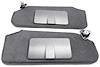 10407224 1993-2002 Camaro, Firebird, Sun Visor Set, w/Mirrors, Dark Gray, RH & LH, Pair