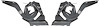 1049 Trunk Lid Hinges for 1967-1969 Chevrolet Camaro, Pontiac Firebird - image 1