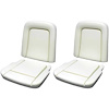 104WPR Front Bucket Seat Foam; 1967 Mustang, Cougar, F-100 Ranger; With Molded-In Listing Wires; Standard or Deluxe Interior; - image 1