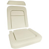 105W Front Bucket Seat Foam; 1968-69 Mustang, Cougar; With Headrest; With Molded-In Listing Wire; Standard or Deluxe - image 1