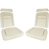 105WPR Seat Foam Set; 1968-69 Mustang; With Headrest; Standard or Deluxe; With Listing Wires; 6-Pieces Total; For 2 Bucket Seats - image 1