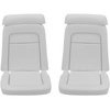 105WPR Seat Foam Set; 1968-69 Mustang; With Headrest; Standard or Deluxe; With Listing Wires; 6-Pieces Total; For 2 Bucket Seats - image 2
