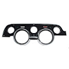 10838DR Dash Gauge Bezel 1967 Ford Mustang; Standard Interior; Black - image 1