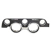 10838FR Dash Guage Bezel-1968 Ford Mustang; Standard Interior; Black - image 1