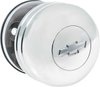 111002 Horn Button with Engraved Bow Tie Logo - image 1