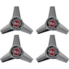 1130-18 Wheel Spinner Set; 1969-73 Mustang, 1969-76 Dodge, Plymouth; For Magnum 500 Wheels; Fits 2-1/8" Center Hole; Set of 4