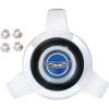 1130-4 Wire Wheel Cover Spinner 1964-66 Ford Mustang/Falcon/Fairlane; Deluxe; Blue - image 2