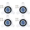 1130-4S 1965-66 Deluxe Blue Wire Wheel Spinner Set - image 3