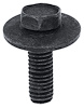 Hex Head Sems Bolt M6-1.0 X 20 mm Phosphate - image 1