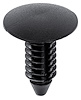 Nylon Push-In Retainer Clip 5/16" Black - image 1