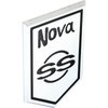 12274 Dash Pad Emblem for 1968 Chevy Nova SS - image 1