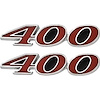 1231121 1969 Buick GS, 400 Hood Emblems, Pair - image 1