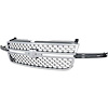 12335956 Grille Assembly for 2005 Chevrolet Silverado [Honeycomb Style, Chrome/Gray]