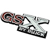 1237097 1970 Buick Skylark GSX, Emblem, Radiator Grille, GSX, Red, White, Black, Chrome Edges - image 1