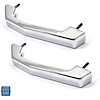 12498996 2003-09 Hummer H2 SUV, SUT, Hood Handle, Billet Aluminum, GM# 12498996, Pair - image 1