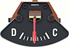 1277444 Ammeter Gauge 1970-74 Barracuda, Cuda, Challenger; Rallye - image 1