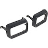 13210E 1975-78 Ford Mustang II; Park Lamp Bezel Set; Die-Cast; Black; Paintable; LH and RH - image 1