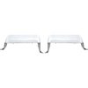 13210F 1975-78 Ford Mustang II; Park Lamp Bezel Set; Die-Cast Chrome; LH and RH - image 2