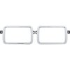 13210F 1975-78 Ford Mustang II; Park Lamp Bezel Set; Die-Cast Chrome; LH and RH - image 3