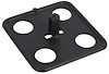 13757 1965-69 Impala, Camaro, Bel Air, Firebird, Hood Insulation Fastener, Black Nylon - image 1