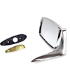 1383841 Mirror; 1968-69 Buick Skylark; Outside Manual; Chrome; LH - image 1