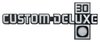 14026444 Front Fender Emblem 1981-87; Chevrolet Pickup Truck; CUSTOM DELUXE 30; Each; GM Licensed - image 1