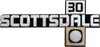 14026447 Front Fender Emblem 1981-87 Chevrolet Truck; Scottsdale 30; Each; GM Licensed - image 1