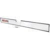 14027522 Rear Tailgate Band Molding Brushed Aluminum; 1981-89 GMC Truck; with GMC Emblem; with Hardware - image 2