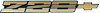 14083667 Rear Panel Emblem 1985-87 Camaro Z28; Dark Gold - image 1