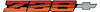 14083669 Rear Panel Emblem 1985-86 Camaro Z28; Tri-Color Red - image 1