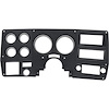 14229 1975-77 Chevy, GMC Pickup, Blazer, Jimmy, Suburban, Dash Gauge Bezel, w/ AC, Black/Silver - image 1