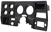 14240 1978-80 Chevy, GMC Pickup, Blazer, Jimmy, Suburban, Dash Bezel, Black, w/out AC, Black - image 1