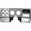 14241 1978-80 Chevy, GMC Pickup, Blazer, Jimmy, Suburban, Dash Bezel, Black, w/o AC, Brushed Aluminum - image 1
