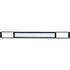 14249 1973-80 Chevrolet, GMC C10, Blazer, Jimmy, Suburban, Dash Plate, w/ AC, Black, w/ Brushed Aluminum Insert - image 1