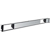 14253 1981-91 Chevy, GMC Pickup, Blazer, Jimmy, Suburban, Dash Trim Plate Molding, Deluxe Interior, Brushed Aluminum, w/ AC - image 1