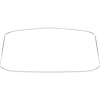 14385 Front Windshield Moldings 1962-1967 Chevy II/Nova 2-Door Sedan - image 1