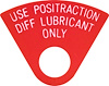 14406 1964-72 GM, Rear End Positraction Tag, Red, 3/4" - image 1