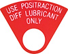 14407 1964-81 GM, Rear End Positraction Tag, Red, 12 Bolt, 1" Tag - image 1