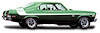 14465 Stripe Set 1970 Nova Yenko Deuce; Fender, Door, Quarter Panel - image 1