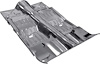 14627  Complete Floor Pan Assembly 1968-74 Nova, Ventura, Apollo. Omega, Auto Trans, EDP Coated - image 1