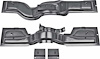 14647 1962-67 Chevy II, Nova, Bucket Seat Frame Support Set, 4 Piece Set, EDP Coated - image 1