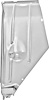 14712W 1966-67 Chevy II / Nova; Outer Side Cowl Panel; Passenger Side; Silver Weld-Thru Coating - image 1