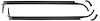 14738A 1962 Impala, Bel Air, Biscayne; Trunk Weatherstrip Channel Set; EDP Coated - image 1