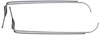 14739W 1963-64 Impala, Bel Air, Biscayne; Trunk Weatherstrip Channel Set; Silver Weld-Thru Coated - image 1