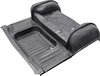 14742A 1963 Impala, Bel Air, Biscayne; Trunk Floor; Wheelhouse; Seat Shelf Assembly; EDP Coated - image 3