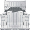 14774W 1965 Impala, Bel Air, Biscayne; Complete Trunk Floor Pan; Silver Weld-Thru Coated - image 1